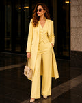 The Soleil Yellow Three-Piece Suit
